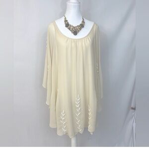 Free People Beaded Butterfly Dress